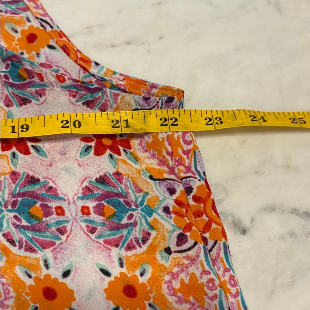 Adrienne Vittadini Multicolor Floral Blouse size XL - Picture 4 of 7